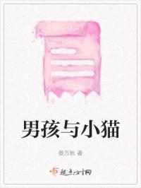 小男孩和小猫玩耍简笔画